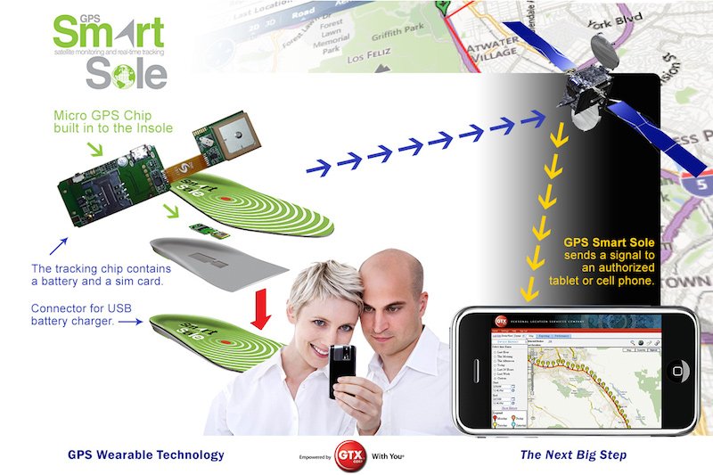 Anche la suola delle scarpe diventa smart con GPS SmartSole