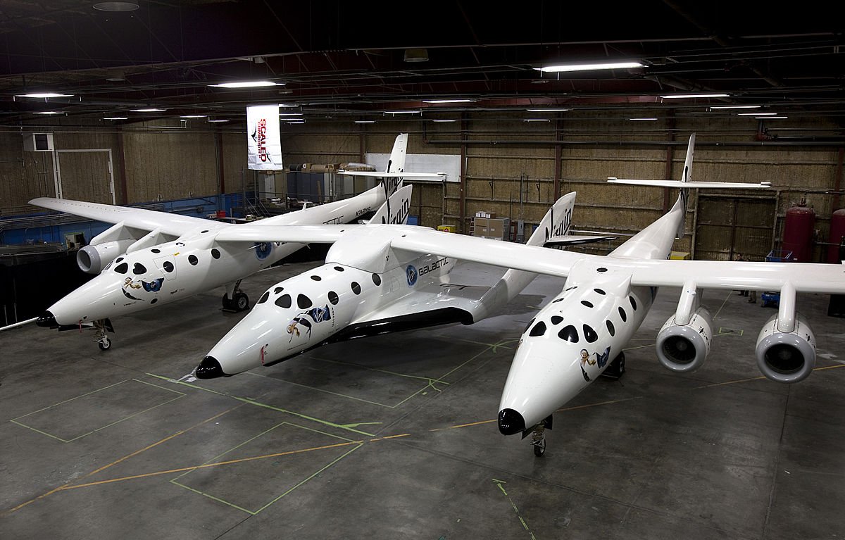 La SpaceShipTwo pronta al decollo La SpaceShipTwo