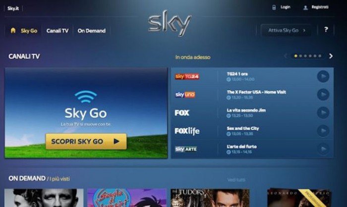Come Vedere Sky Go Su Tv 2021