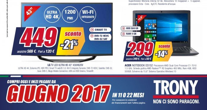 volantino trony