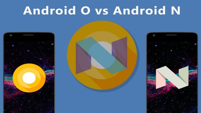 Android 8 Oreo e 7 Nougat