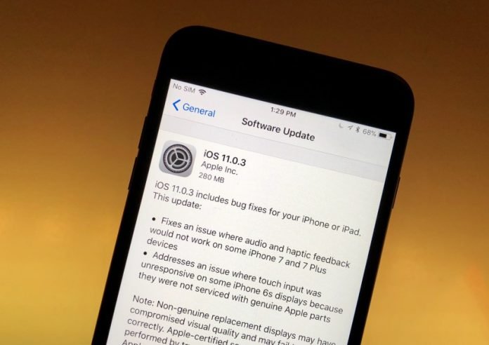 iOS 11.0.3