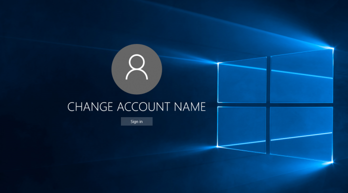 account sul PC con Windows 10