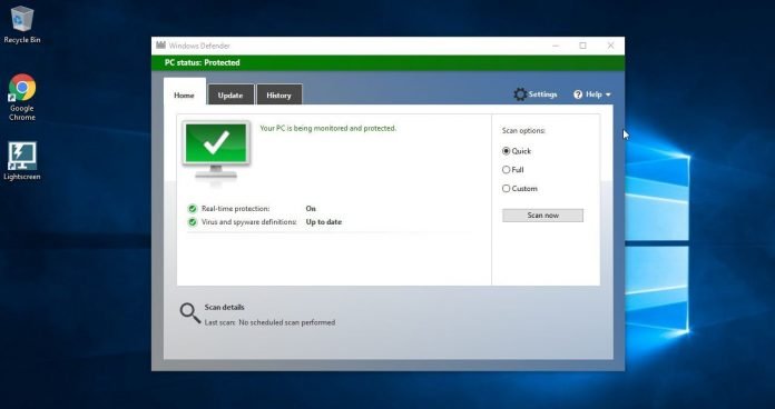 Come usare Windows Defender
