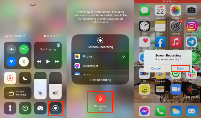 Come registrare lo schermo con l'iPhone
