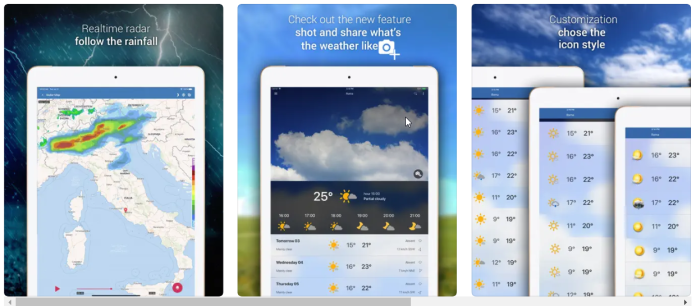 app Meteo app Meteo