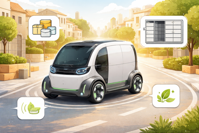 Boxi, il robot postino di Poste Italiane che consegna pacchi e lettere