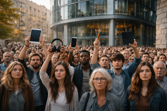 Prime proteste contro l’IA: cosa sta succedendo a Londra e cosa chiedono i lavoratori Prime proteste contro l’IA: cosa sta succedendo a Londra e cosa chiedono i lavoratori