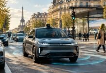 Auto a guida autonoma cinesi entrano nel mercato francese con tecnologie avanzate