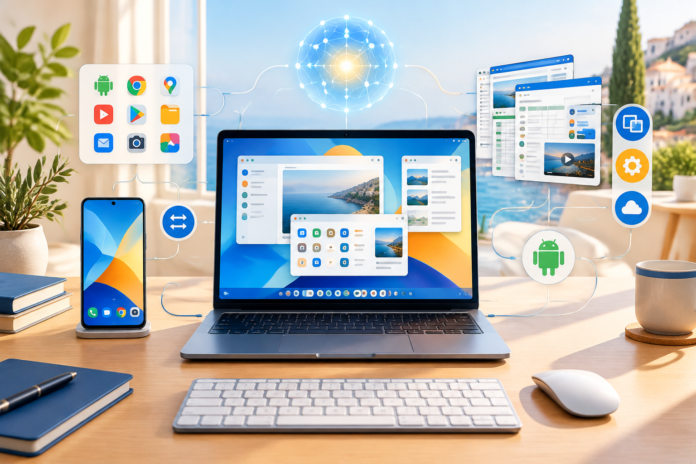 90 - immagine_crea - id_seo_serp 16848 - Aluminium OS, come funziona il sistema operativo per PC basato su Android e con IA