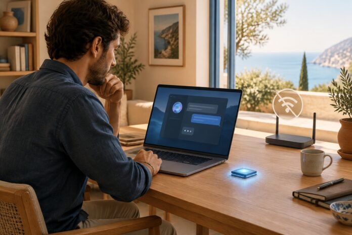 1 - immagine_crea - N2 id_seo_serp 17196 - Llama Windows, come far girare l'AI locale sul PC senza internet e senza permessi