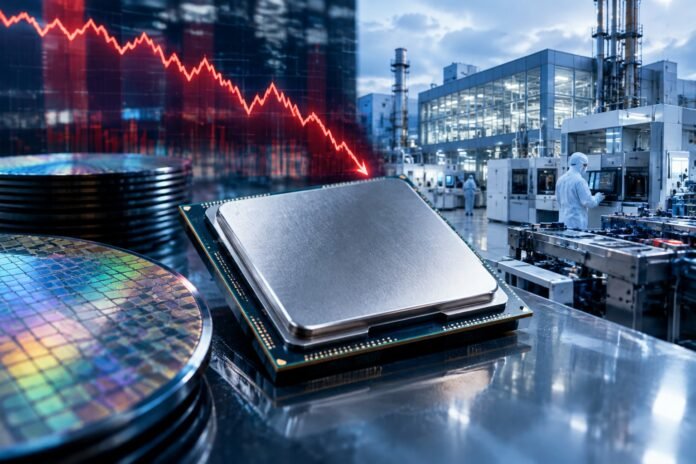 1 - immagine_crea - N2 id_seo_serp 17849 - Intel crolla del 25% in Borsa, la crisi dei processori trascina il titolo